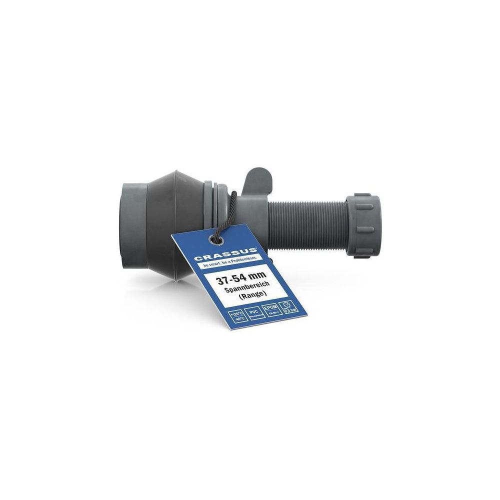 Crassus Schnellverschlussstopfen CSV 50 PVC, 37-54mm, bis 0,5 bar, 100mm, EPDM/PVC... CRASSUS-CRA18647 4260431851275 (Abb. 3)