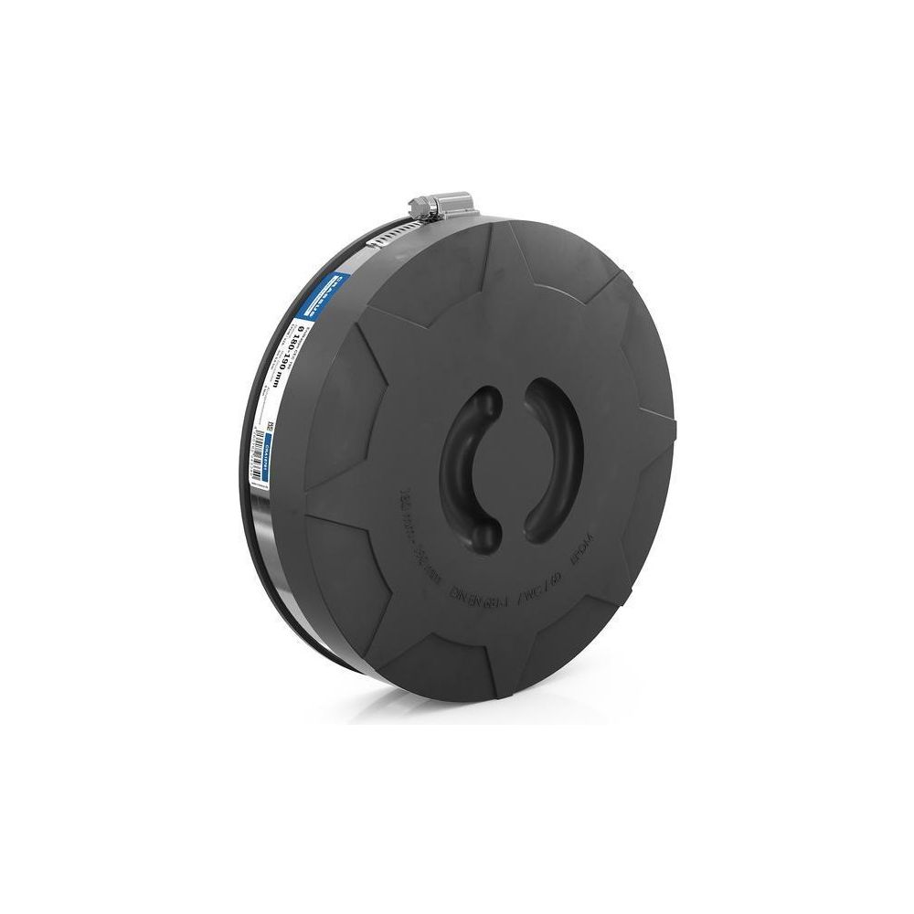 Crassus Endkappe CEC 190, 180-190mm, bis 0,6 bar, 54mm, EPDM/V2A, Schwarz... CRASSUS-CRA18761 4260182343340 (Abb. 2)