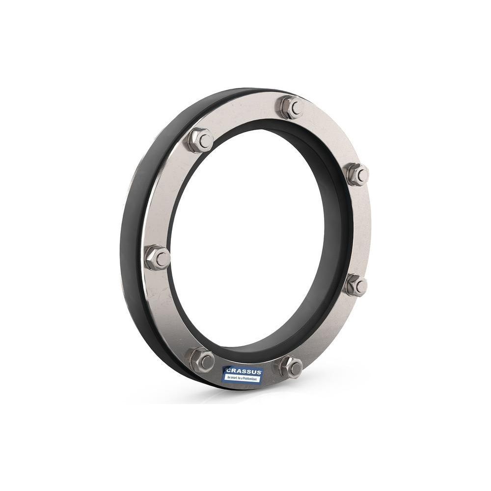 Crassus Pressringdichtung Typ ED, DN 125, AD 78-80mm, 1 bar, Dichtung 20mm, EPDM, ... CRASSUS-CRA21014V4A 4260391373114 (Abb. 2)
