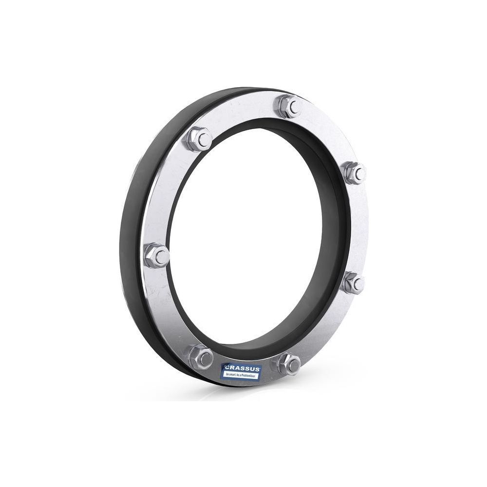 Crassus Pressringdichtung Typ ED, DN 400, AD 280mm, 1 bar, Dichtung 20mm, EPDM/V2A... CRASSUS-CRA21035V2A 4260182348833 (Abb. 2)