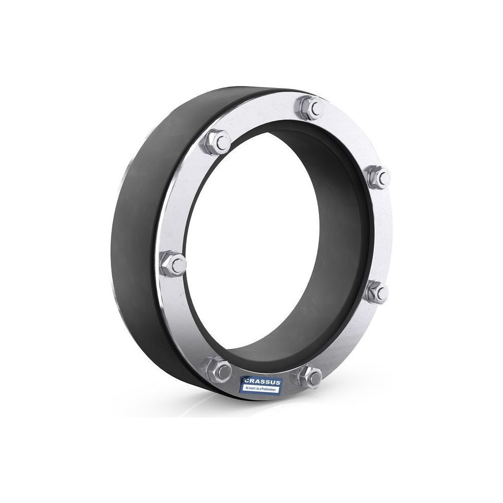 Crassus Pressringdichtung DD, DN 80, AD 32-35mm, 3 bar, Dichtung 40mm, EPDM/V2A... CRASSUS-CRA21042V2A 4260182348901 (Abb. 2)