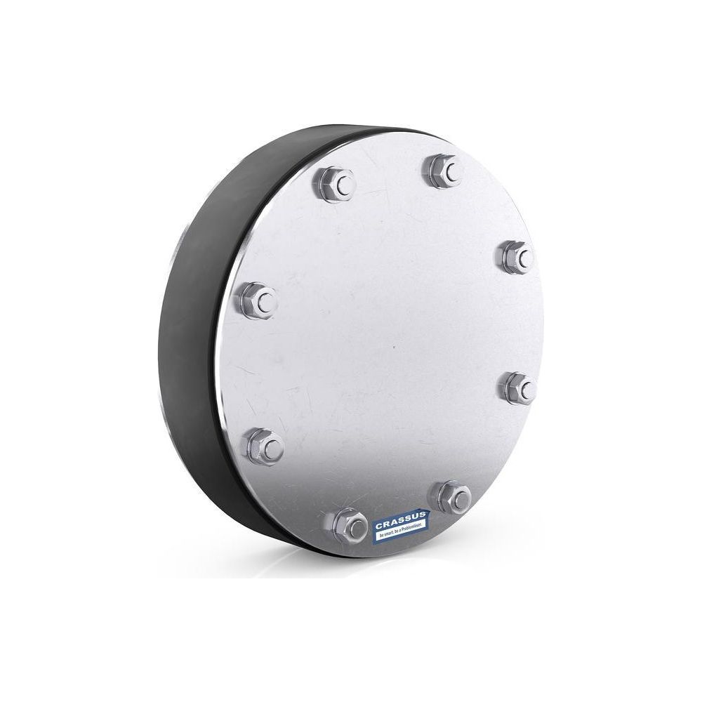 Crassus Pressdichtung Typ ED Blindstopfen, DN 500, 1 bar, Dichtung 20mm, EPDM/V2A... CRASSUS-CRA21085V2A 4260391379758 (Abb. 2)