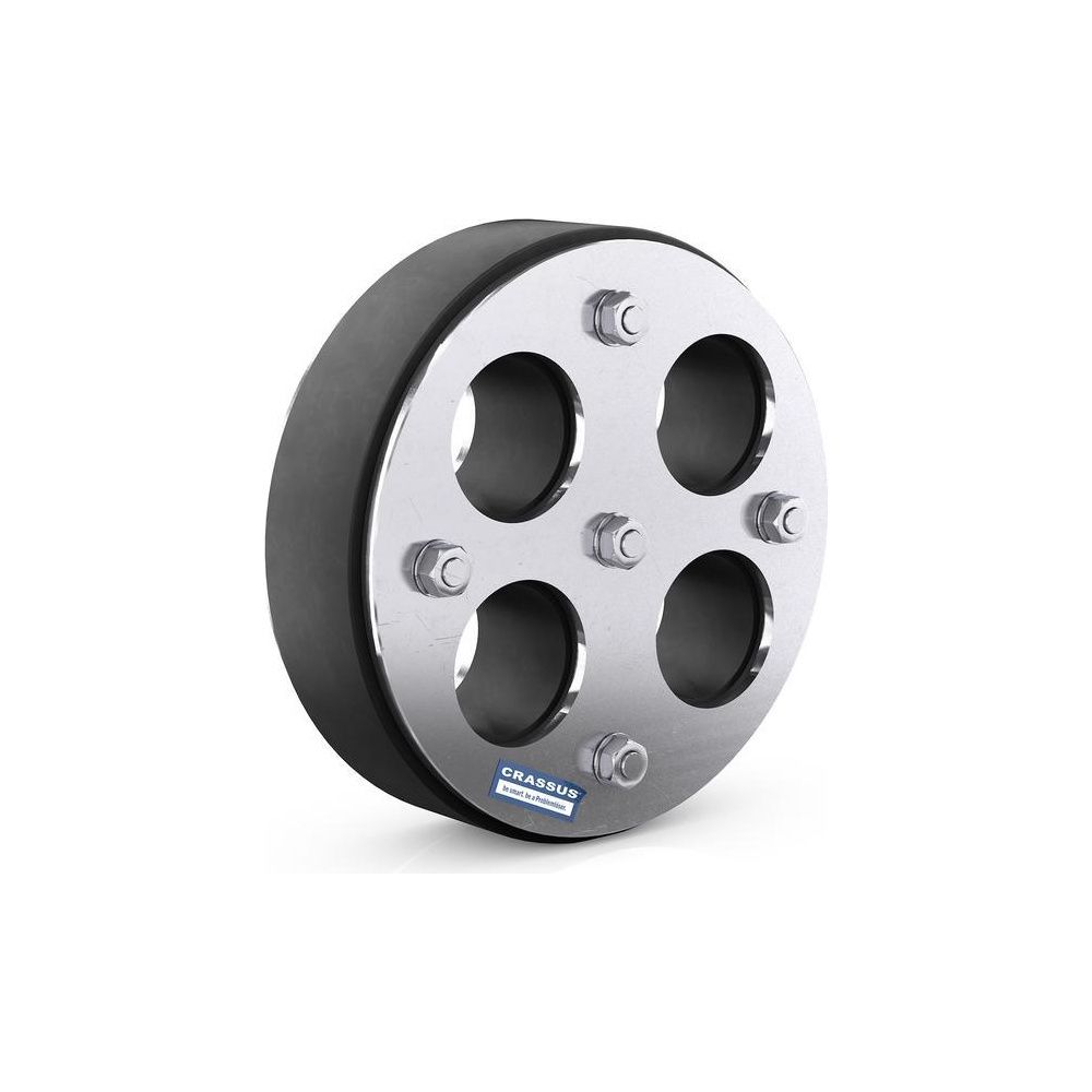 Crassus Pressringdichtung Typ M, DN 100, 4x0-25mm, 2,5 bar, Dichtung 30mm, EPDM/V2... CRASSUS-CRA21095V2A 4260391379642 (Abb. 2)