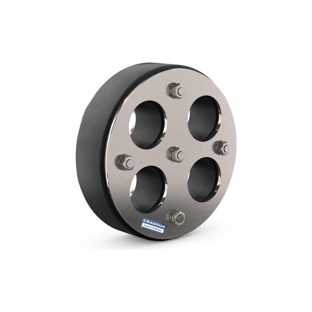 Crassus Pressringdichtung Typ M, DN 100, 4x0-25mm, 2,5 bar, Dichtung 30mm, EPDM/V4... CRASSUS-CRA21095V4A 4260391374524 (Abb. 2)