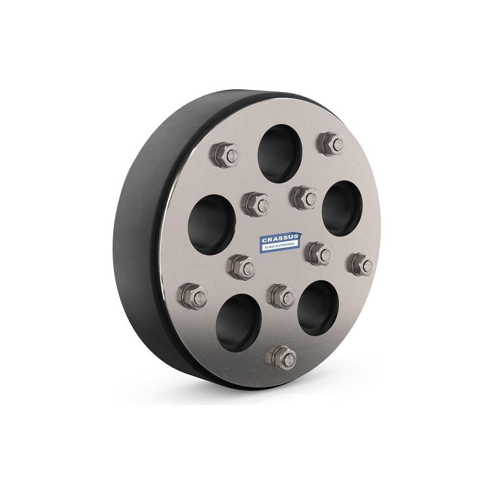 Crassus Pressringdichtung Typ M, DN 150, 5x0-32mm, 2,5 bar, Dichtung 30mm, EPDM/V4... CRASSUS-CRA21097V4A 4260391374548 (Abb. 2)