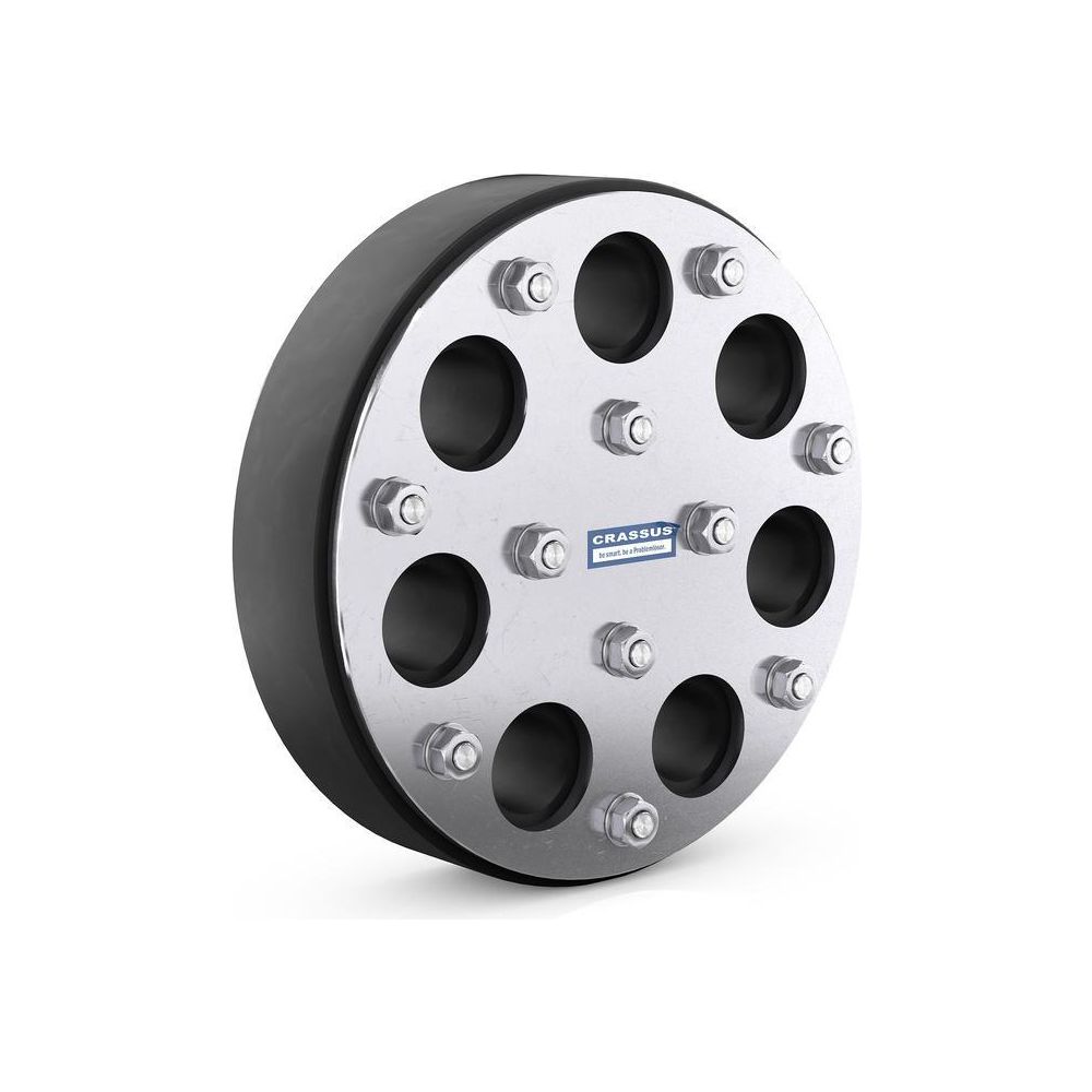 Crassus Pressringdichtung Typ M, DN 200, 7x0-32mm, 2,5 bar, Dichtung 30mm, EPDM/V2... CRASSUS-CRA21099V2A 4260391379604 (Abb. 2)