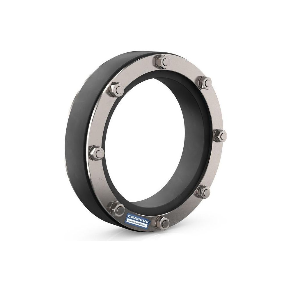 Crassus Pressringdichtung SD30, DN 450, AD 0-425mm, 2,5 bar, 30mm, EPDM, V4A... CRASSUS-CRA21119V4A 4260391374845 (Abb. 2)