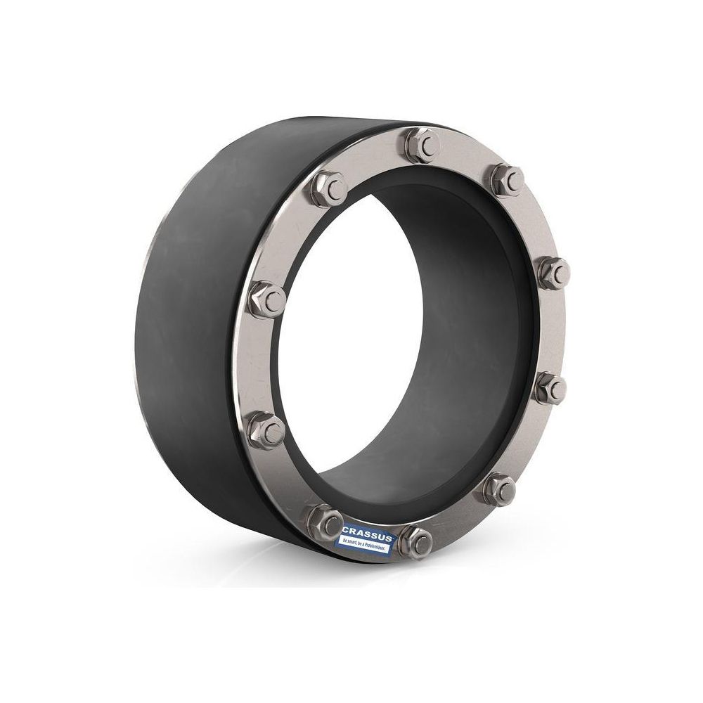 Crassus Pressringdichtung SD60, DN 200, 0-175mm, 5 bar, 60mm, EPDM/V4A... CRASSUS-CRA21128V4A 4260391375071 (Abb. 2)
