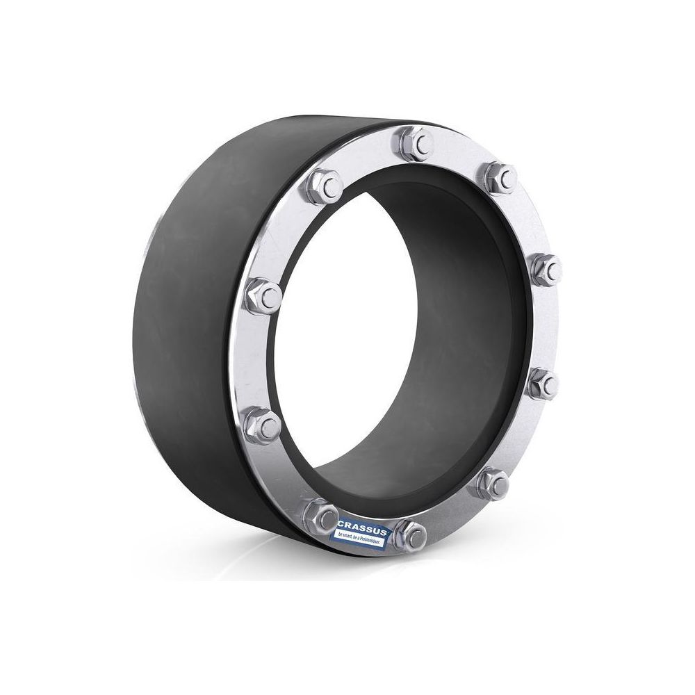 Crassus Pressringdichtung SD60, DN 400, AD 0-375mm, 5 bar, Dichtbreite 60mm, EPDM/... CRASSUS-CRA21132V2A 4260391371837 (Abb. 2)