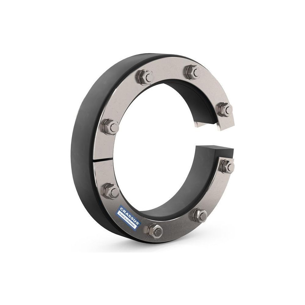 Crassus Pressringdichtung SD30-T, DN 80, AD 0-55mm, 2,5 bar, Dichtbreite 30mm, EPD... CRASSUS-CRA21138V4A 4260391375316 (Abb. 2)