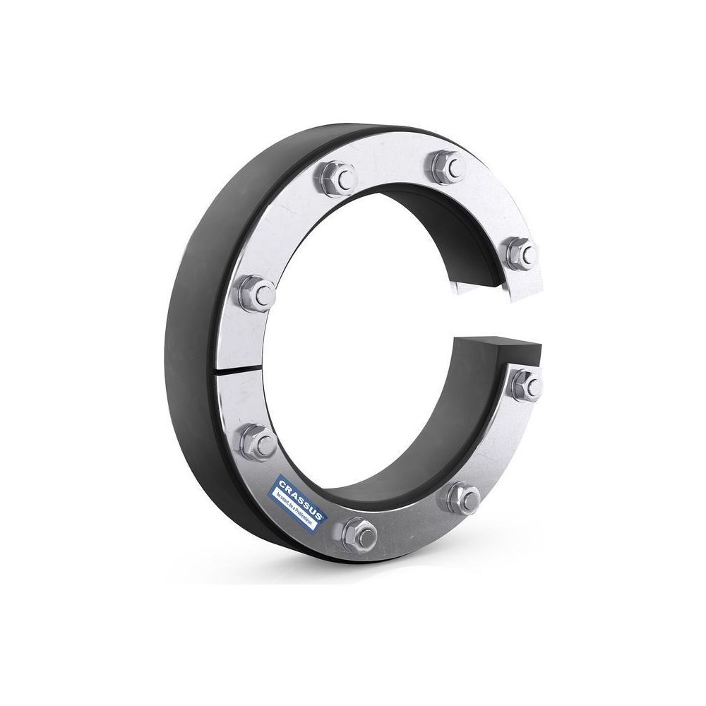 Crassus Pressringdichtung SD30-T, DN 350, AD 0-325mm, 2,5 bar, 30mm, EPDM/V2A... CRASSUS-CRA21145V2A 4260391371967 (Abb. 2)
