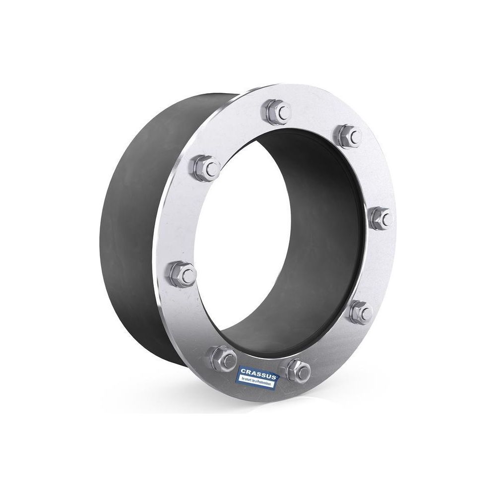 Crassus Pressringdichtung SD60-GF, DN 250, AD 0-225mm, 5 bar, Dichtung 60mm, EPDM,... CRASSUS-CRA21185V2A 4260391372360 (Abb. 2)