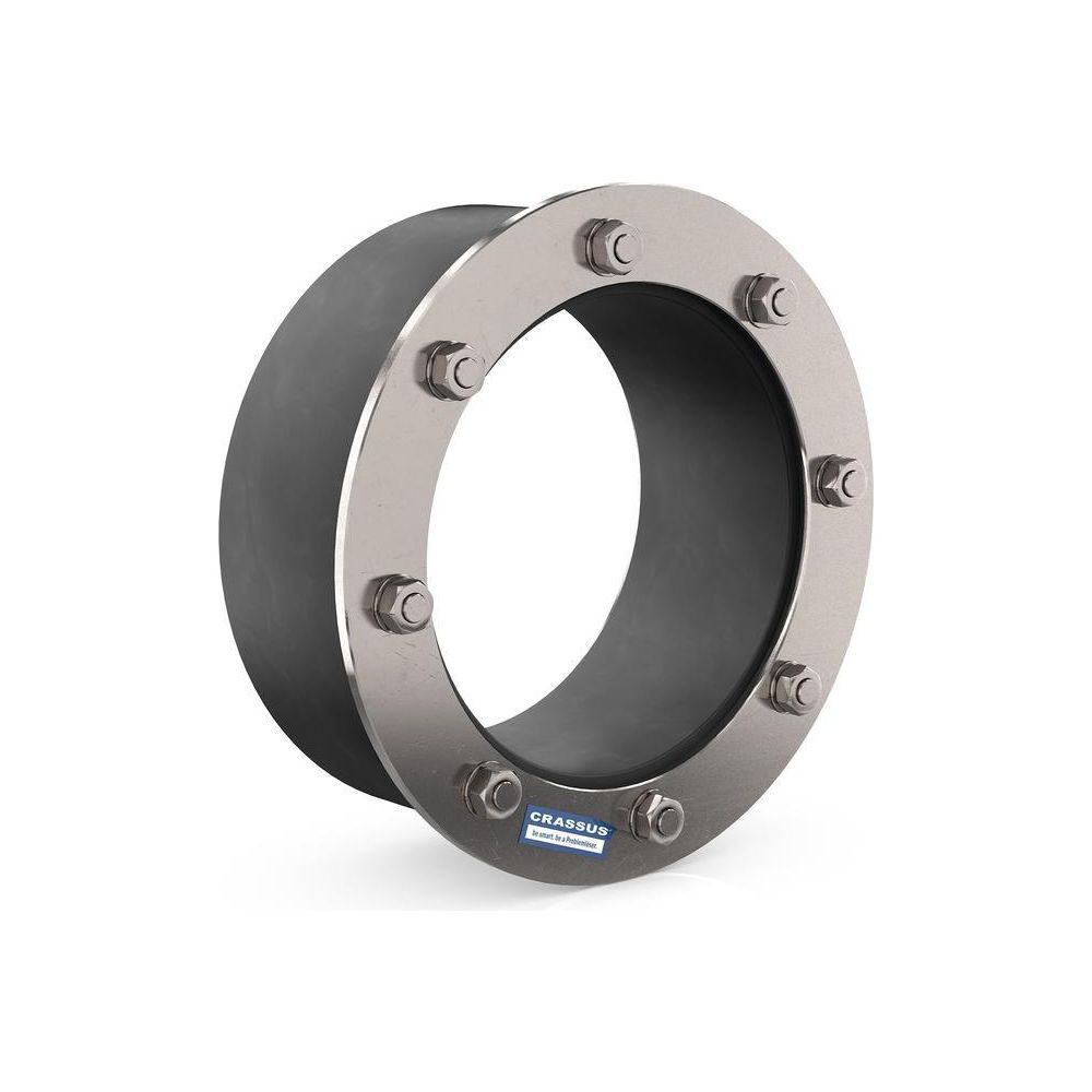 Crassus Pressringdichtung SD60-GF, DN 250, AD 0-225mm, 5 bar, 60mm, EPDM/V4A... CRASSUS-CRA21185V4A 4260391376207 (Abb. 2)