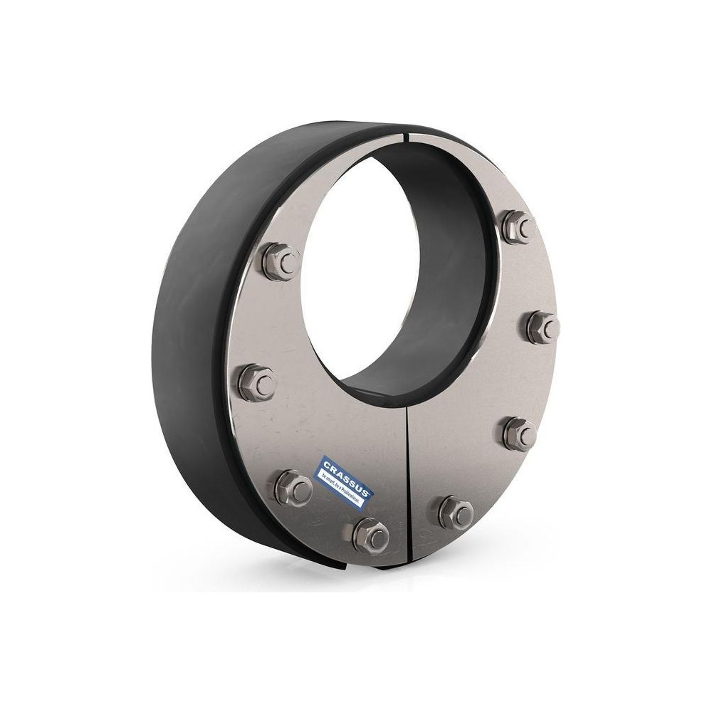 Crassus Pressringdichtung SD30-E, DN 150, 0-125mm, 2,5 bar, 30mm, EPDM, V4A... CRASSUS-CRA21197V4A 4260391376467 (Abb. 2)