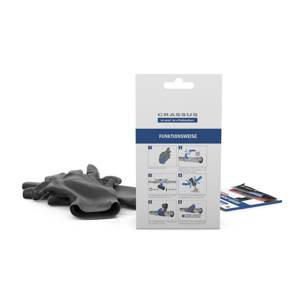 Crassus Rohrreparatur-Set Rohr-Doktor Extreme CPW 040, 50mm, 1,25m, 1mm, Schwarz... CRASSUS-CRA70105 4260182345870 (Abb. 4)