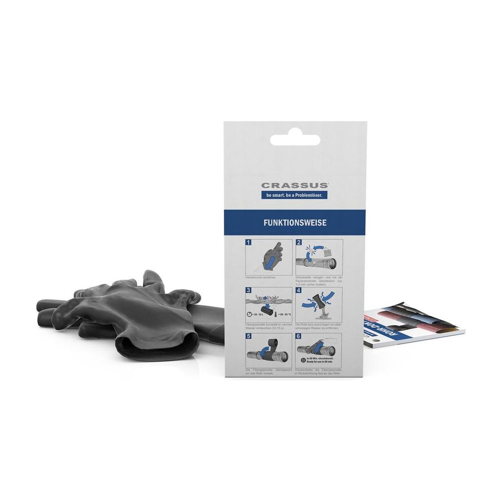 Crassus Rohrreparatur-Set Rohr-Doktor Extreme CPW 100, 75mm, Schwarz, CRA70106... CRASSUS-CRA70106 4260182345887 (Abb. 4)