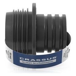 Crassus Kombiadapter CKA 50/40/32, 50mm auf 40/32mm, bis 0,5 bar, TPE, Schwarz... CRASSUS-CRA10011 4260182340110 (Abb. 1)