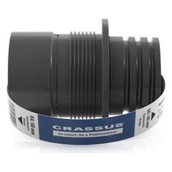 Crassus Kombiadapter CKA 64/58/50/40, 64/58mm auf 50/40mm, bis 0,5 bar, TPE, Schwarz... CRASSUS-CRA10012 4260182340127 (Abb. 1)