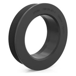 Crassus Gummiadapter CGA 105/75, 105mm auf 75mm, bis 0,5 bar, EPDM, Schwarz... CRASSUS-CRA10086 4260182340868 (Abb. 1)