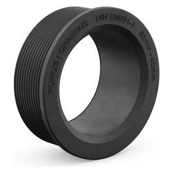 Crassus Gummiadapter CGA 50/40, 50mm auf 40mm, bis 0,5 bar, TPE, Schwarz... CRASSUS-CRA10090 4260391379475 (Abb. 1)