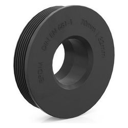 Crassus Gummiadapter CGA 70/32, 70mm auf 32mm, bis 0,5 bar, EPDM, Schwarz... CRASSUS-CRA10093 4260391379482 (Abb. 1)