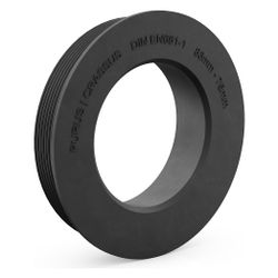 Crassus Gummiadapter CGA 83/75, 83mm auf 75mm, bis 0,5 bar, EPDM, Schwarz... CRASSUS-CRA10097 4260182340974 (Abb. 1)