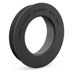 Crassus Gummiadapter CGA 96/75, 96mm auf 75mm, bis 0,5 bar, EPDM, Schwarz... CRASSUS-CRA10099 4260182340998 (Abb. 1)