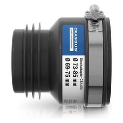 Crassus Steckadapter CSA 070, 73-85mm auf 69-75mm, bis 0,5 bar, 100mm, EPDM... CRASSUS-CRA11017 4260182345269 (Abb. 1)