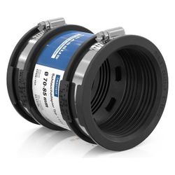 Crassus Schlauchadapter Typ 1 CDC 070, 70-85mm, 0,6 bar, EPDM, V2A, 120mm... CRASSUS-CRA11019 4260182340196 (Abb. 1)