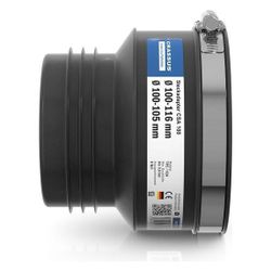 Crassus Steckadapter CSA 100, 100-116mm auf 100-105mm, bis 0,5 bar, EPDM... CRASSUS-CRA11020 4260182340202 (Abb. 1)