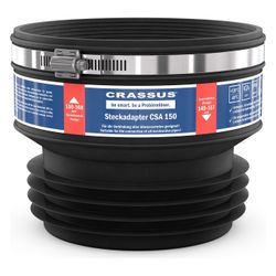Crassus Steckadapter CSA 150, 150-168mm auf 145-157mm, bis 2,5 bar, EPDM... CRASSUS-CRA11023 4260182345917 (Abb. 1)