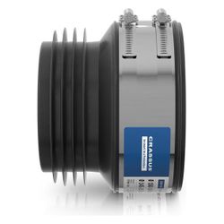 Crassus Steckadapter CSA 150, 150-168mm auf 145-157mm, bis 2,5 bar, EPDM... CRASSUS-CRA11023 4260182345917 (Abb. 1)