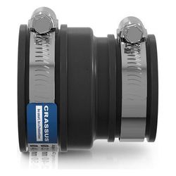 Crassus Adapterkupplung CAC 0502, 40-50mm auf 32-40mm, bis 0,6 bar, 70mm, TPE/V2A... CRASSUS-CRA12023 4260431851763 (Abb. 1)