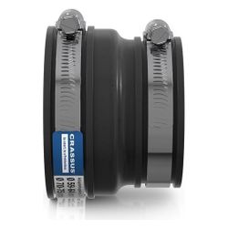 Crassus Adapterkupplung CAC 0751, 70-75mm auf 58-64mm, bis 0,6 bar, EPDM/V2A... CRASSUS-CRA12025 4260431851787 (Abb. 1)