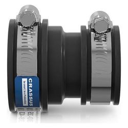 Crassus Adapterkupplung CAC 0431, 38-43mm auf 30-35mm, bis 0,6 bar, 70mm, EPDM/V2A... CRASSUS-CRA12028 4260182342695 (Abb. 1)