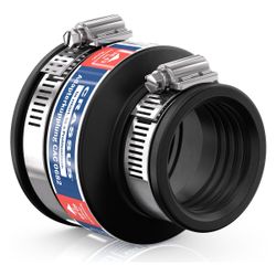 Crassus Adapterkupplung CAC 0682, 60-68mm auf 38-43mm, bis 0,6 bar, 70mm, EPDM/V2A... CRASSUS-CRA12030 4260182342718 (Abb. 1)