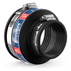 Crassus Adapterkupplung CAC 0923, 82-92mm auf 48-56mm, bis 0,6 bar, 80mm, EPDM/V2A... CRASSUS-CRA12031 4260182342725 (Abb. 1)