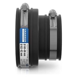 Crassus Adapterkupplung CAC 0924, 82-92mm auf 60-68mm, bis 0,6 bar, 80mm, EPDM/V2A... CRASSUS-CRA12032 4260182342732 (Abb. 1)