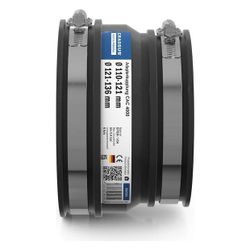 Crassus Adapterkupplung CAC 4000, 121-136mm auf 110-121mm, bis 0,6 bar, EPDM/V2A... CRASSUS-CRA12033 4260182342749 (Abb. 1)