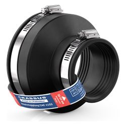 Crassus Adapterkupplung CAC 1153, 100-115mm auf 50-64mm, bis 0,6 bar, EPDM/V2A... CRASSUS-CRA12037 4260431851817 (Abb. 1)