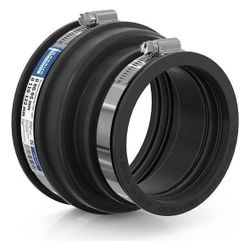 Crassus Adapterkupplung CAC 1221, 110-122mm auf 80-95mm, bis 0,6 bar, 100mm, EPDM/V2A... CRASSUS-CRA12040 4260182342817 (Abb. 1)