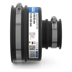Crassus Adapterkupplung CAC 1225, 110-122mm auf 48-56mm, bis 0,6 bar, EPDM/V2A... CRASSUS-CRA12041 4260182342824 (Abb. 1)