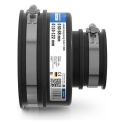 Crassus Adapterkupplung CAC 1226, 110-122mm auf 60-68mm, bis 0,6 bar, 120mm, EPDM/V2A... CRASSUS-CRA12042 4260182342831 (Abb. 1)