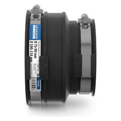 Crassus Adapterkupplung CAC 1155, 100-116mm auf 75-90mm, bis 0,6 bar, EPDM/V2A... CRASSUS-CRA12052 4260182340523 (Abb. 1)