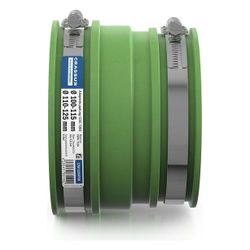Crassus Adapterkupplung CAC 1252 110-125mm auf 100-115mm, bis 0,6 bar, 105mm, FKM/... CRASSUS-CRA12054FKM 4260431851442 (Abb. 1)