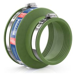 Crassus Adapterkupplung CAC 1362 121-136mm auf 100-115mm, bis 0,6 bar, 105mm, FKM/... CRASSUS-CRA12057FKM 4260431851459 (Abb. 1)
