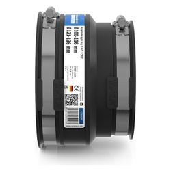 Crassus Adapterkupplung CAC 1362, 121-136mm auf 100-116mm, bis 0,6 bar, EPDM/V2A... CRASSUS-CRA12057 4260182340578 (Abb. 1)