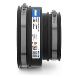 Crassus Adapterkupplung CAC 1602, 144-160mm auf 110-122mm, bis 0,6 bar, EPDM/V2A... CRASSUS-CRA12062 4260182340622 (Abb. 1)