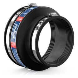 Crassus Adapterkupplung CAC 1702, 155-170mm auf 110-125mm, bis 0,6 bar, 120mm, EPDM/V... CRASSUS-CRA12065 4260182340653 (Abb. 1)
