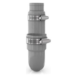 Crassus Flexibler Siphon, DN 32/38mm, Kunststoff, Grau, CRA12081... CRASSUS-CRA12081 4260182342664 (Abb. 1)